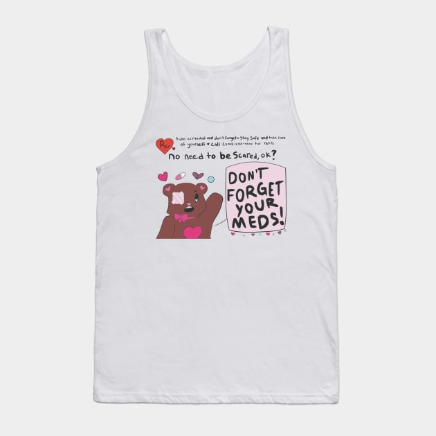 Don't Forget Your Meds! Tank Top by lemon_ghostea